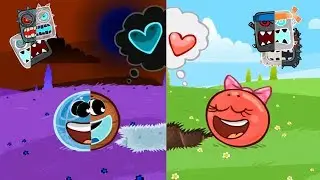 RED BALL 4: ALL 5 EVIL BOSSES & EVIL MIX BASKETBALL gameplay