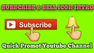 How to make Subscribe and Bell icon Intro