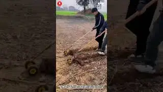 Manual Soil Furrow Tool: Simple and Effective Row Making for Crop Planting