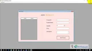 A Supermarket billing software - Add Product Module Part 2