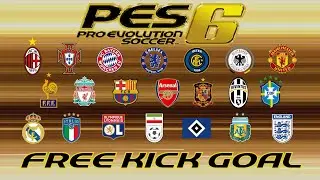 PRO EVOLUTION SOCCER 6 | GOAL FROM A FREE KICK
