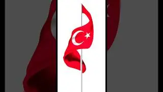 mixing colors flag T&uuml;rkiye #coloring #mixing #flag