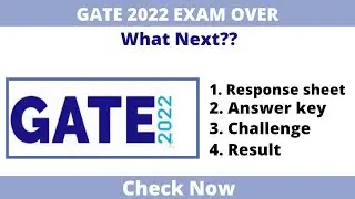 gate response sheet 2022 || Gate 2022 Result date and Challenge to wrong question