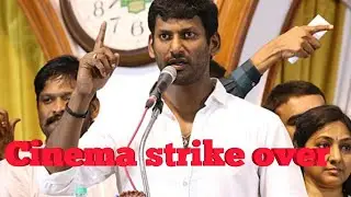 Vishal puts cinema strike an end|TFPC strike|vishal