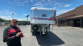 Cool Custom Interior! 2006 Platinum Trailers 8410 Four Horse Trailer