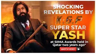 YASH at SIIMA AWARD 2019 QATAR |  SIIMA Best Actor Award  | Video Production Company Qatar