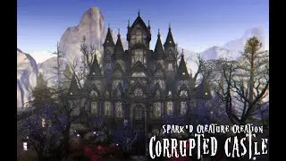 Sims 4 | Spark'd Creature Creation Speedbuild - Corrupted castle
