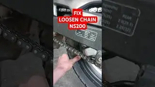 Quick Fix | Chain Loose | NS 200 #sahid46Vlog #ns200 #bike