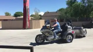 Happy Customer with his new trike and trailer.