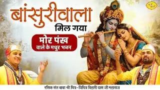 बांसुरीवाला मिल गया। मोर पंख वाले के मधुर भजन । Chitra Vichitra ji Maharaj | Vraj  bhav |