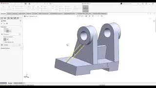 Mechanical Double Mount | SolidWorks 3D Modeling Episode 151 | 3D CAD Tutorial