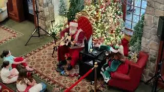 White Christmas sung by Santa