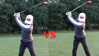 IRON SWING VS DRVER SWING! *THE KEY DIFFERENCE*