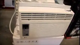 LG Thru The Wall AC unit on display at Home Depo!