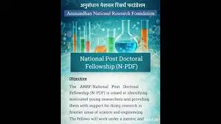 ANRF NPDF 2026 🔬 | Postdoc Fellowship in India | Full Details Explained