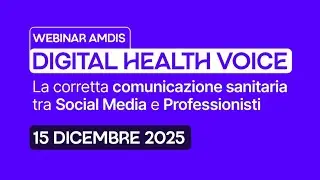 Digital Health Voice   il primo webinar di AMDiS