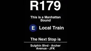 R179 (E) Train announcements
