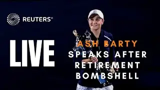 LIVE: Tennis world number one Barty speaks after retirement bombshell
