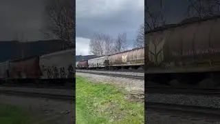 CN ES44AC mixed load train Agassiz BC March 26, 2025