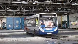 Stagecoach Bus inside Arriva Depot at Tamworth