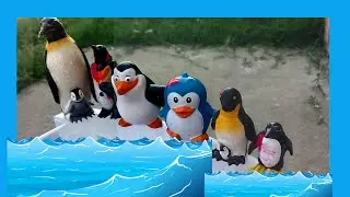5 Little Penguins Nursery Rhyme | Learning Colors and Counting 1-5 for Toddlers