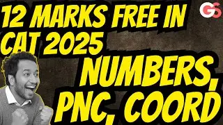 Day 1 | 12 Marks FREE in CAT 2025! Numbers, PNC, Coordinate Geometry | GRADSKOOL Masterclass