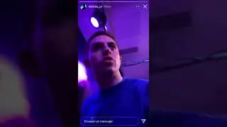 Michou est rentr&eacute; dans le studio de Inoxtag en cachette