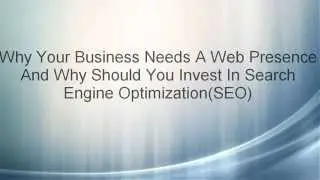 Why you need to invest in Search Engine Optimization (SEO)?
