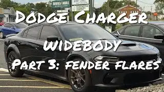 DODGE CHARGER GT AWD IKON/VICREZ WIDEBODY INSTALL: PART 3 FENDER FLARES