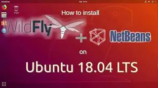 Wildfly 13.0 Installation on Ubuntu 18.04 and NetBeans 8.2