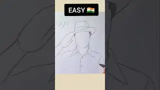 Shahid Bhagat Singh drawing | Independence day drawing #drawing