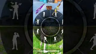 SVD VS SKS GUN 😎 SKIN DAMAGE CHECKING 😘 #short #shortvideo #freefire