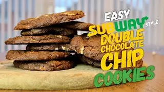 Easy Subway Style - Double Chocolate Chip Cookies | Montvale Bakes