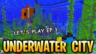 Minecraft Update Aquatic Underwater City! Live Let's Play Part 1 Survival Xbox Gameplay