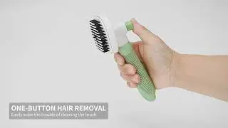 Pet Self Cleaning Nylon Needle Brush 142