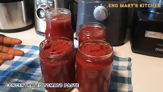 Homemade Concentrated Tomato Paste | Quick & Simple Method