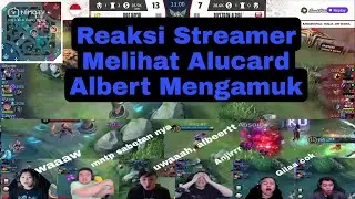 Reaction Streamer| Alucard Alberttt acak acak BTR | RRQ VS BTR Match 1