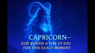 CAPRICORN &mdash; GOD NEVER TOOK YOUR POWER AWAY&hellip; HE HID IT IN BLUE FIRE FOR THIS VERY MOMENT.)
