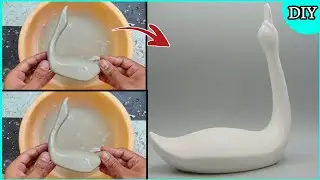Pop craft / White Cement craft ideas / Showpiece / Home Decoration / Easy craft
