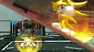 Super Sonic in SADX Bosses