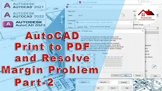 AutoCAD   Print to PDF and Resolve Margin Problem - Part 2