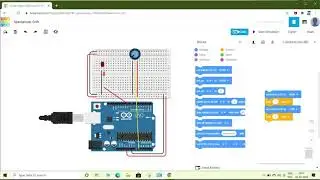 Control LED Blinking speed using Arduino in TinkerCAD