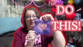 You Don’t Have to Buy New Yarn to Make Heart Granny Squares|Inspired by Red Heart Sweetheart