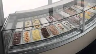 gelato display cases