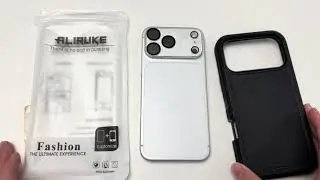 iPhone 17 Pro Max Case, 3-Layer 16ft Drop Protection, with Dustproof Port Cover - Black #ad