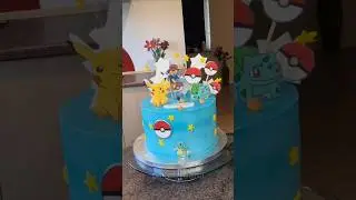 Pok&eacute;mon  Cake Idea #cakeidea #pokemon #happybirthday #cakebyoana