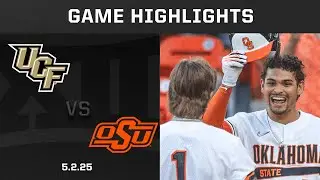 UCF vs. Oklahoma State (5.2.25) Highlights | 2025 Big 12 Baseball