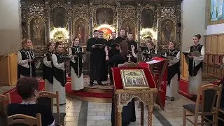 Večernje sabranje horskog pevanja u Starim Banovcima