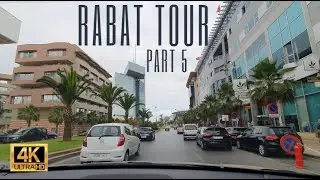 جولة في الرباط عاصمة الأنوار Morocco Rabat The capital of lights - Part 4 - Hay Ryad Bd Ennakhil- 4K