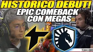 HISTORICO COMEBACK!! DEBUT THUNDER PREDATOR vs LIQUID [GAME 1] ESL One Stockholm 2022 DOTA 2